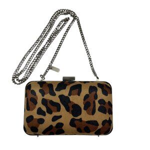 Nine West - Hard Shell -Leopard Print - Party In A Box- Mini Crossbody Bag- NWT
